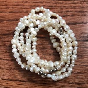 Silpada Pearl Stackable Bracelets